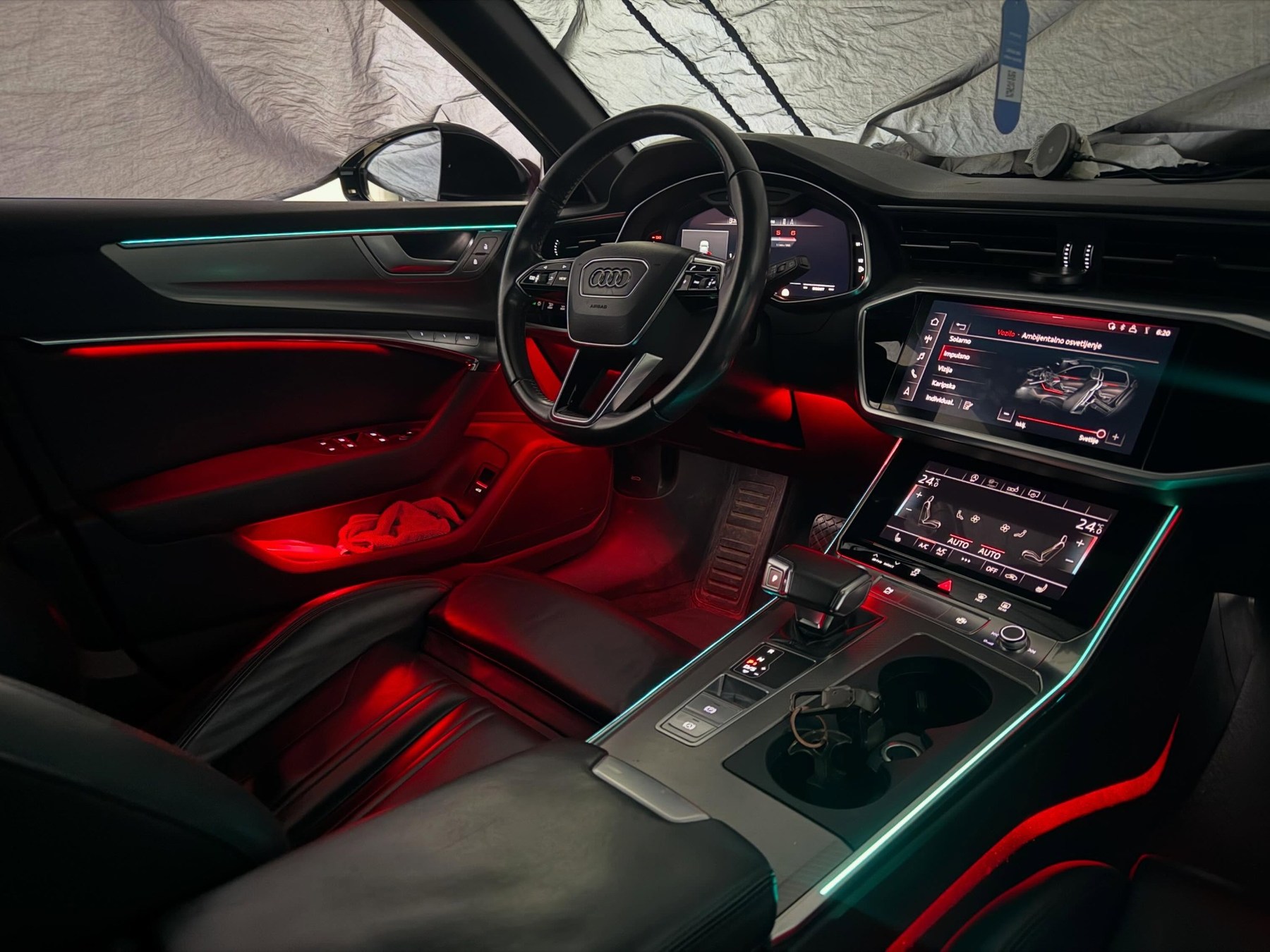 Audi A6 C8 sa ugrađenim ambijentalnim osvetljenjem